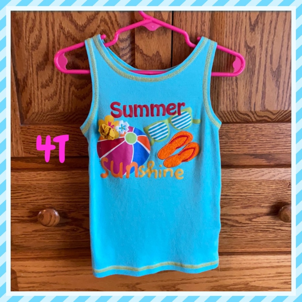 Blue “Summer Sunshine” Tank